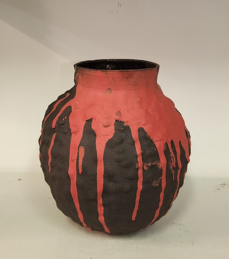 Irit Abba Black’s “Red Vase Wheel.” Photo by Irit Abba Black