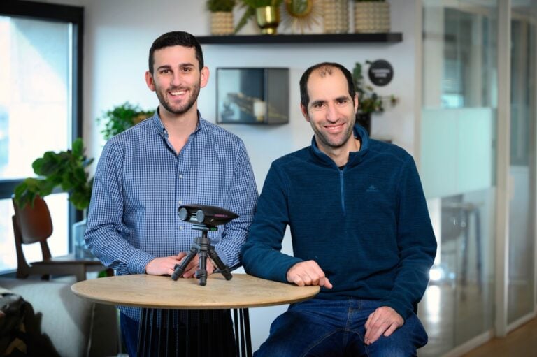Oren Debbi, Visionary.ai’s CEO, and Yoav Taieb, CTO, cofounded the company. Photo courtesy of Visionary.ai