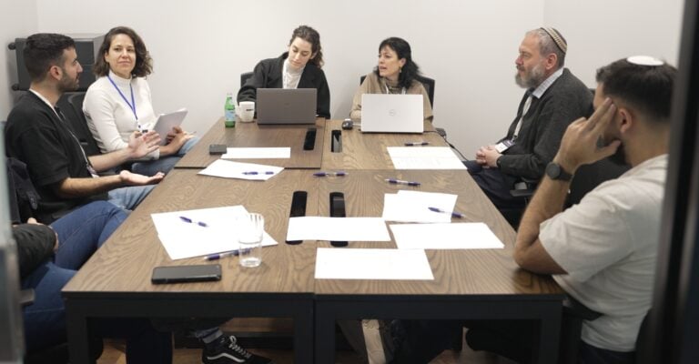 A screening day for Western Negev candidates at Place-IL. Photo courtesy of Place-IL