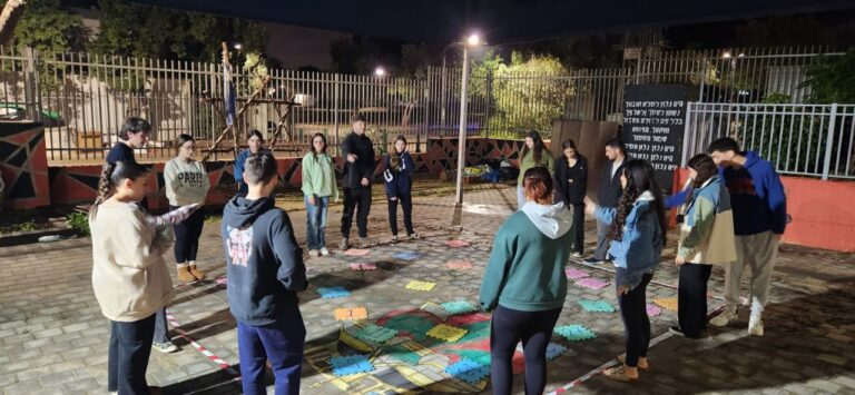 Children during a session at one of the ITC resilience centers. Photo courtesy of Israel Trauma Coalition