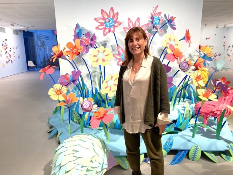 Tel Aviv Museum of Art Director Tania Coen-Uzzielli in “Looking for a Rainbow.” Photo by Abigail K. Leichman