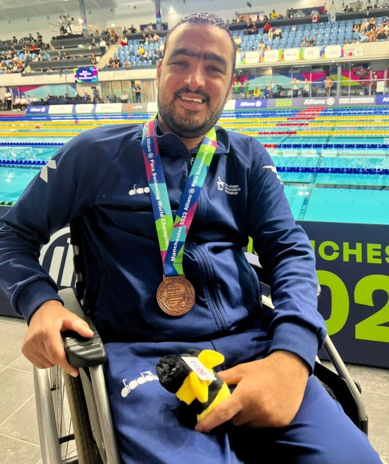 Paralympian Iyad Shalabi. Photo by Esnat Pliss Doar.