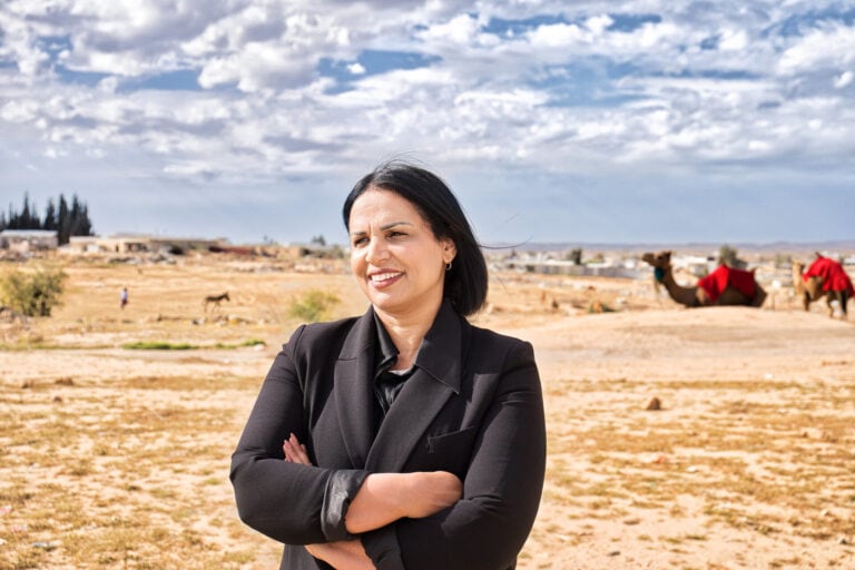 The independence and resilience Hanan Alsanah learned in her childhood has helped her in her struggle for women’s rights. Photo by Noam Chen