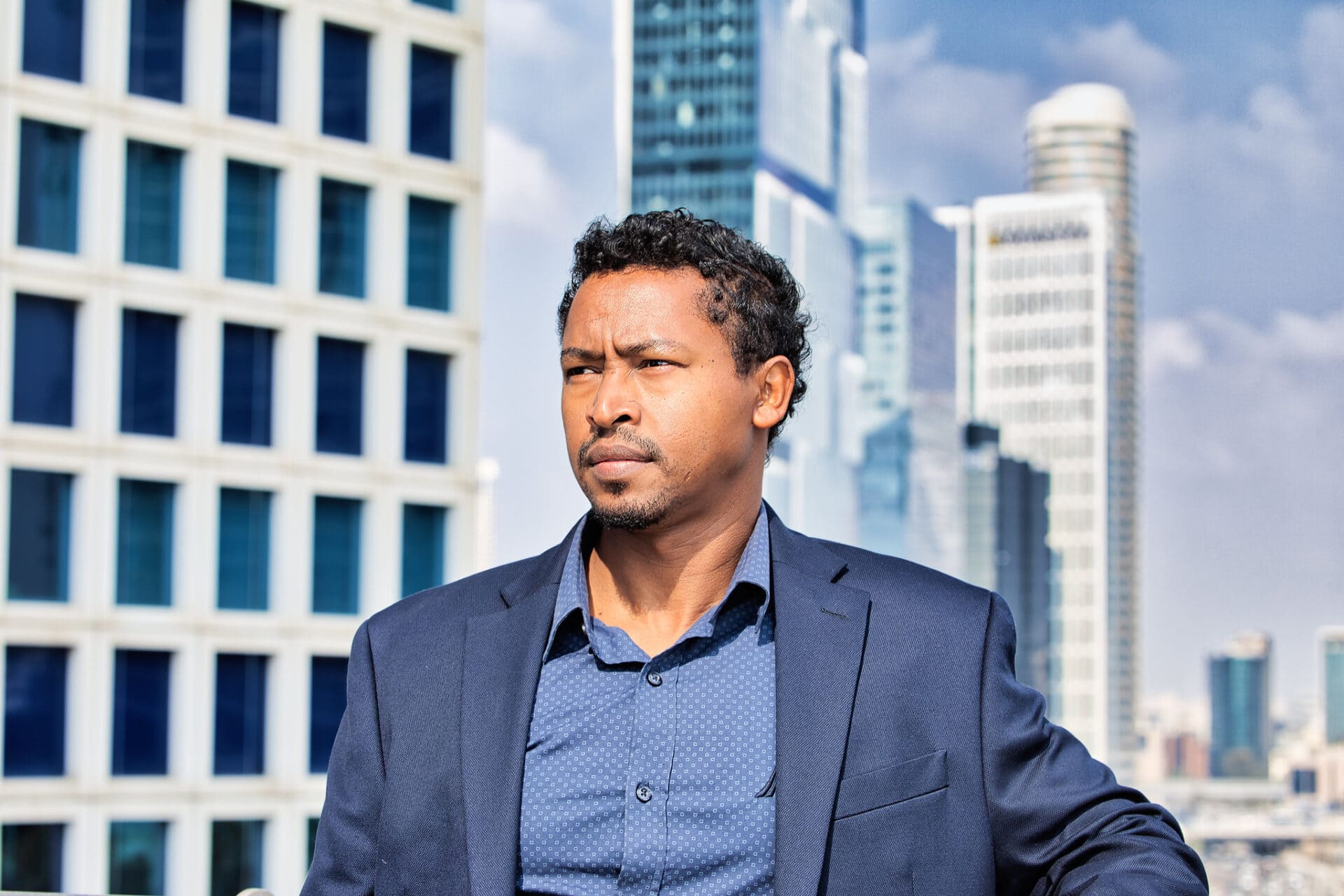 Solomon Geveye hopes his new initiative, Haile Venture Capital Fund, will empower fellow Israeli Ethiopian entrepreneurs. Photo by Noam Chen