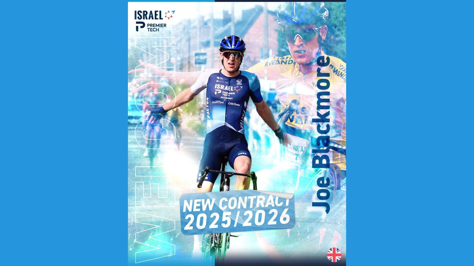Joe Blackmore joins Israel -- Premier Tech’s professional cycling team for the 2025 and 2026 seasons. Photo courtesy of Israel -- Premier Tech