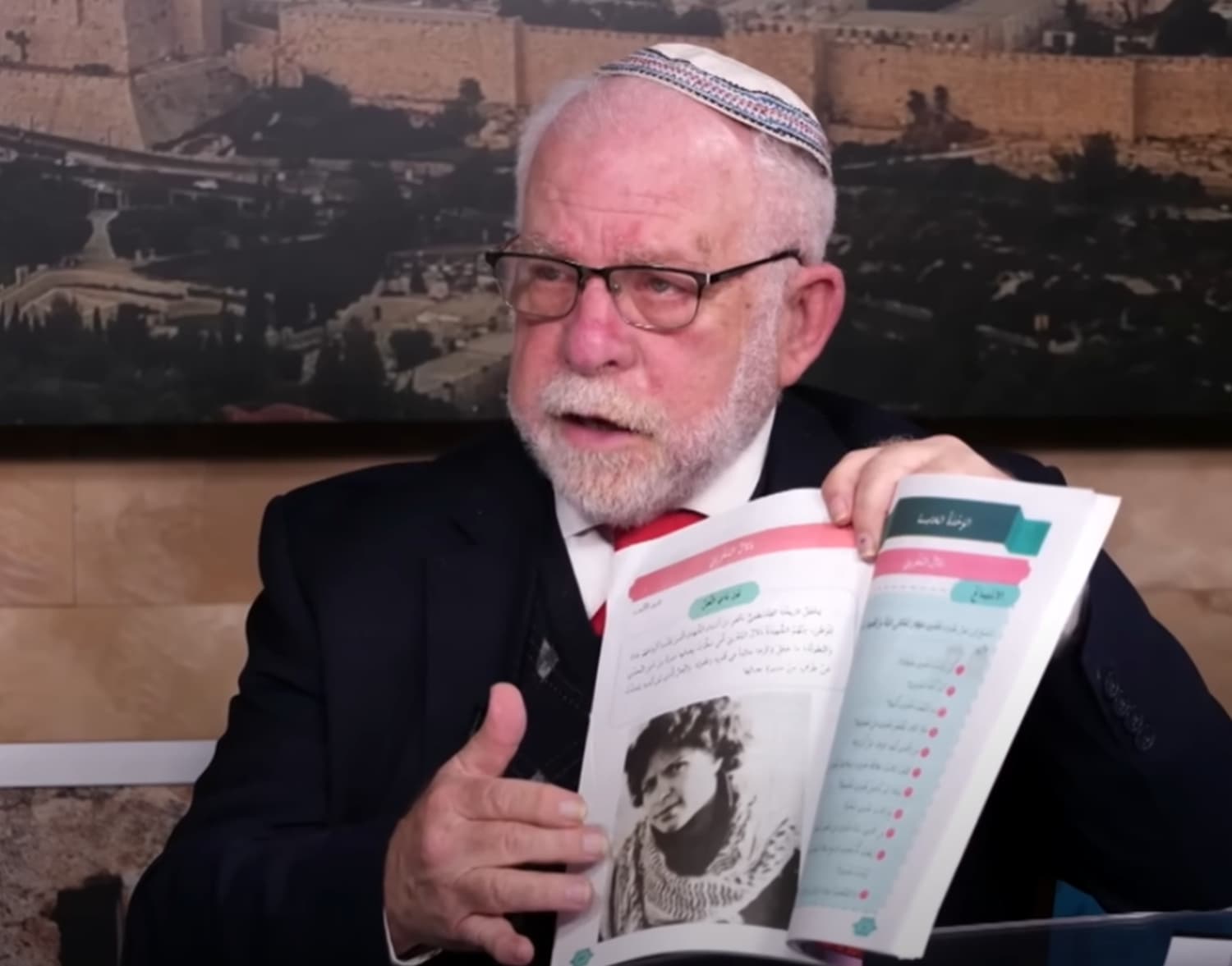 Screenshot of David Bedein from CBN News via YouTube