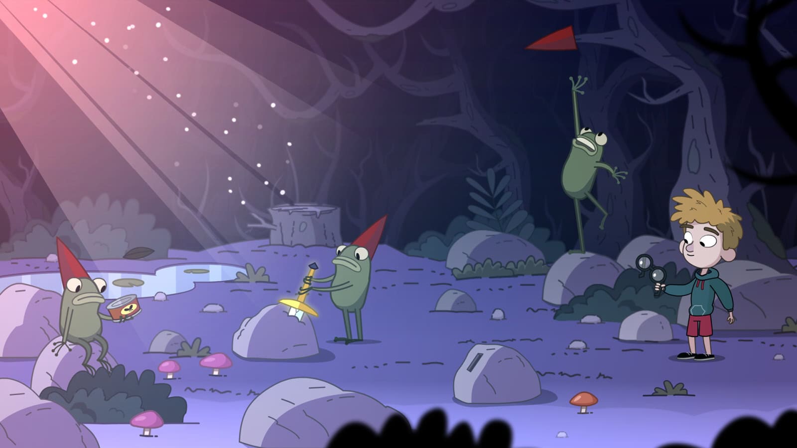 Lost in Play’s art style is reminiscent of modern thin-line animation. Photo via Happy Juice Games