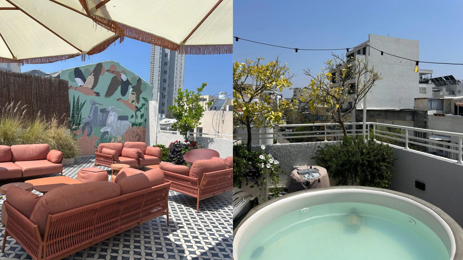 The Albi Florentin Hotel in Tel Aviv opened in March 2024. Photos by Elana Shap