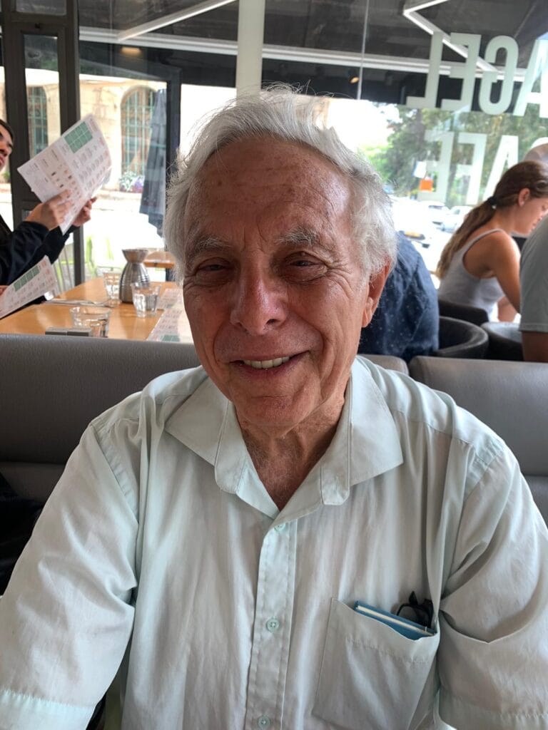 Prof. Gideon Biger, professor emeritus of historical and political geography at TAU. Photo courtesy of Gideon Bigger