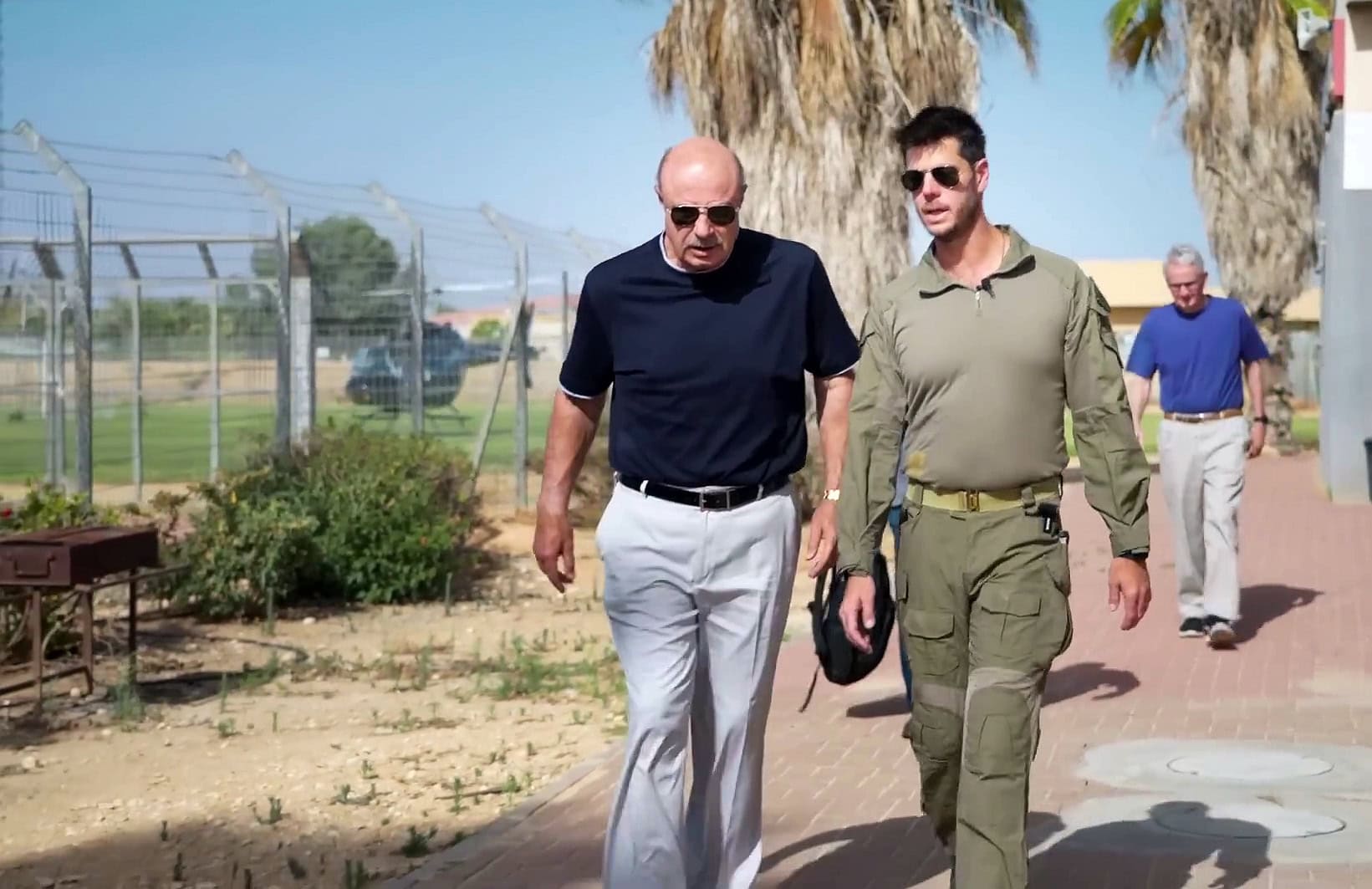 Jerry Seinfeld during a Tel Aviv meeting with families of hostages in December. Photo: screenshot