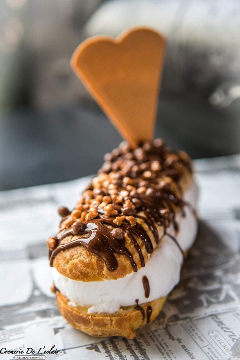 A confection from Cremerie De L’éclair. Photo courtesy of Cremerie De L’éclair