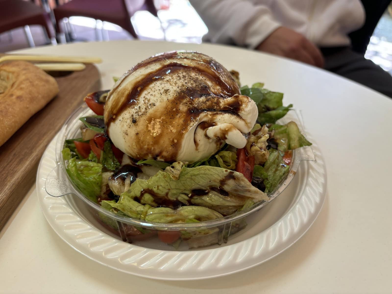 The Buffalo Farm’s burrata ball is a customer favorite. Photo by Natalie Selvin