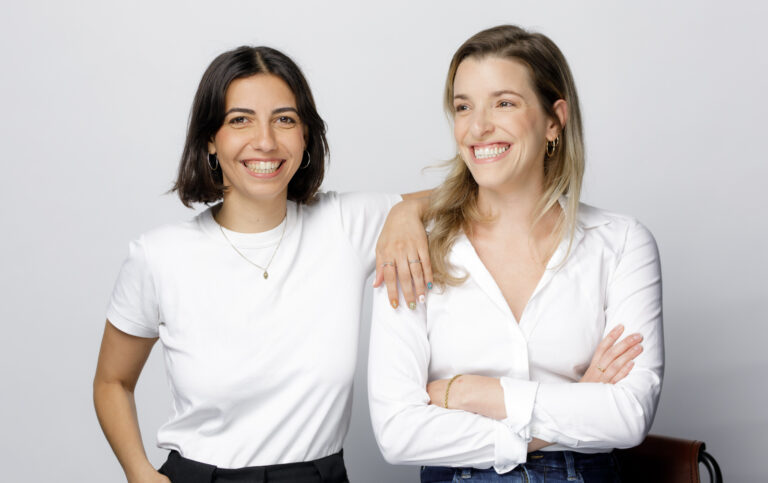 Happy Things cofounders Noa Fenigstein, left, and Talia Soen. Photo by Omer Hacohen