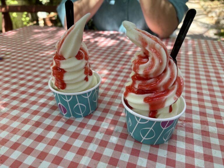 Buffalo milk ice cream is a creamy and tangy creation perfect for an Israeli summer. Photo by Natalie Selvin