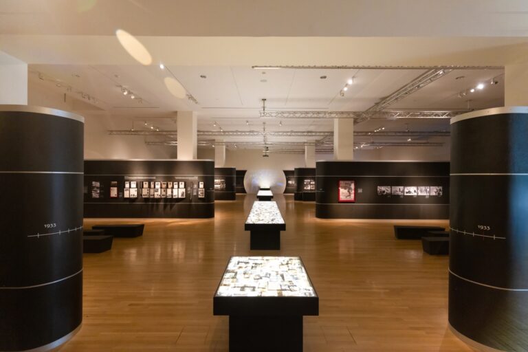 A Holocaust history exhibit inside Yad Vashem. Photo by eskystudio via Shutterstock.com