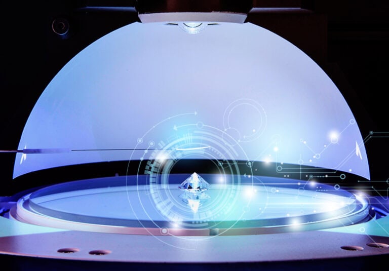 Sarine’s loupe doesn’t get tired like a human eye would. Photo courtesy of Sarine