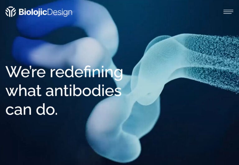 A screenshot of Biolojic’s website featuring the company’s mission statement. Screenshot via biolojic.com