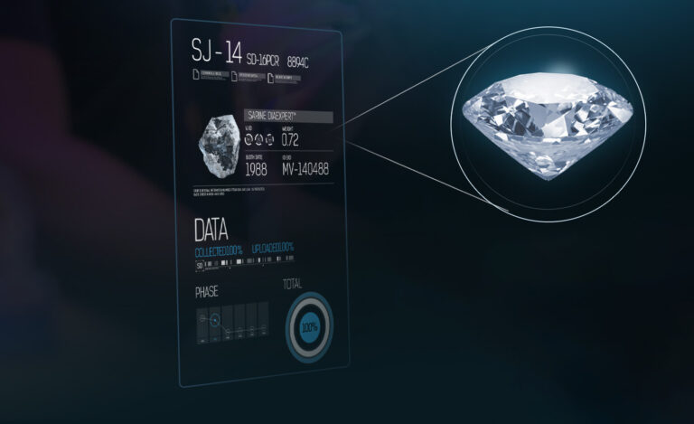 Grading diamonds objectively with Sarine’s eGrading system. Photo courtesy of Sarine