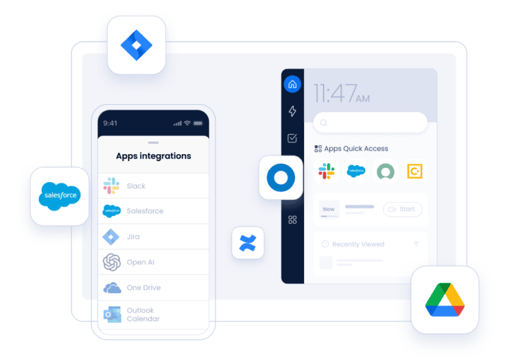 An illustration of WalkMe’s app integration. Screenshot from WalkMe.com