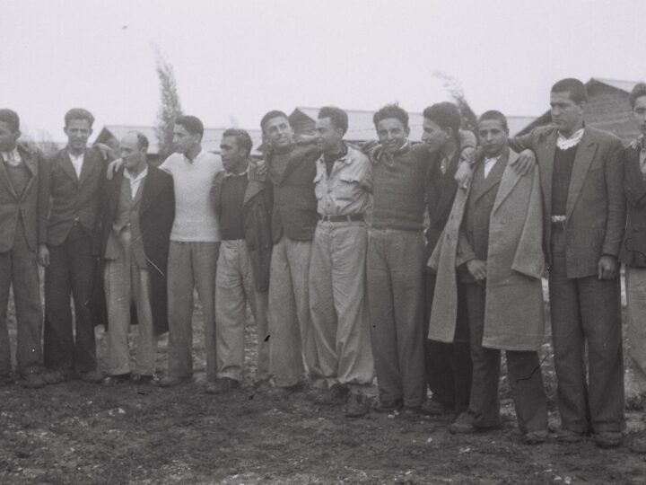 New arrivals from Iran at the Atlit immigrants camp in northern Israel, 1944. Photo by Zoltan Kluger/Government Press Office
