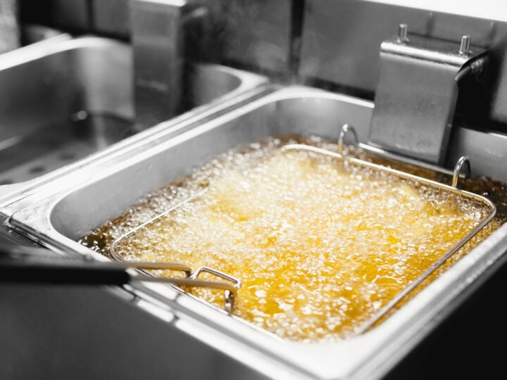Fried foods are routinely cooked in reused oil. Photo by Parilov via Shutterstock.com