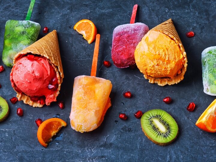 Better Juice's low-sugar sorbets and fruit ice creams. Photo courtesy of Better Juice