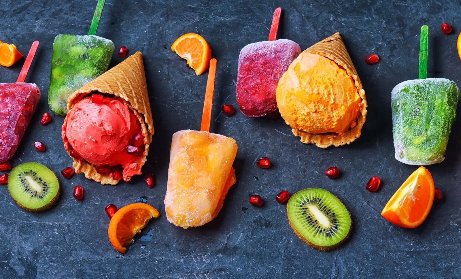 Better Juice's low-sugar sorbets and fruit ice creams. Photo courtesy of Better Juice