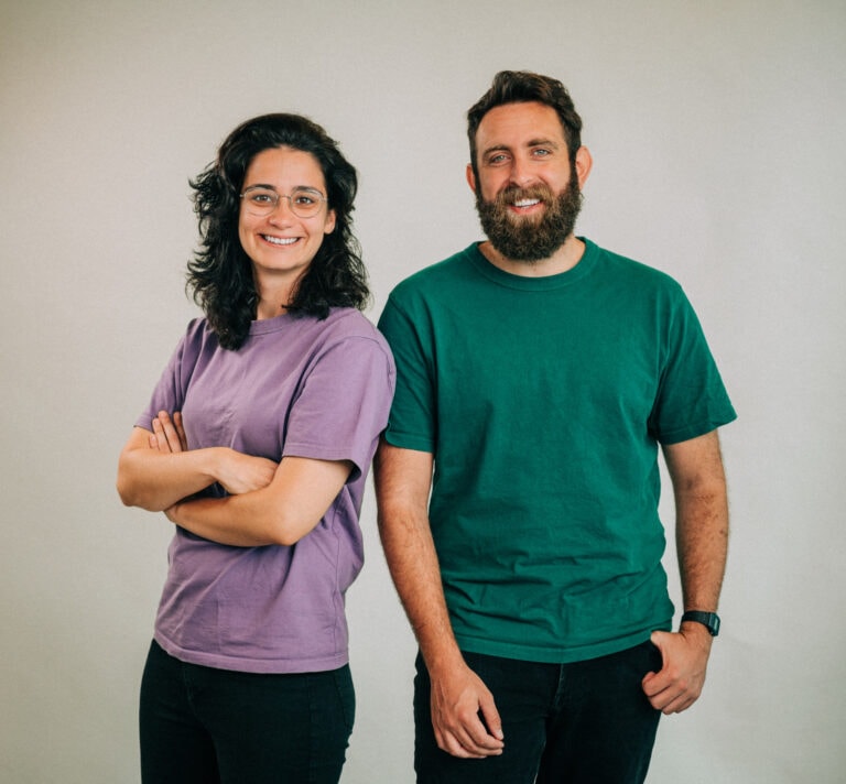 Darrow CTO Gila Hayat and CEO Evyatar Ben Artzi. Photo courtesy of Darrow