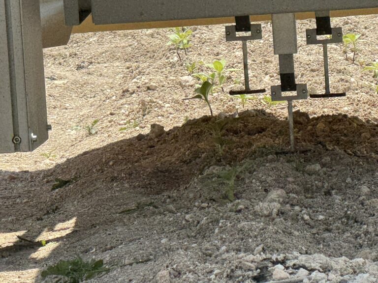 The AgriPass technology being applied to the soil. Photo courtesy of AgriPass