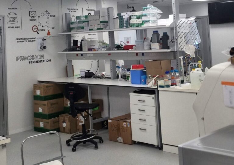 The Kitchen Labs laboratory where Day 8 has been conducting its R&D process. Photo by Yulia Karra 