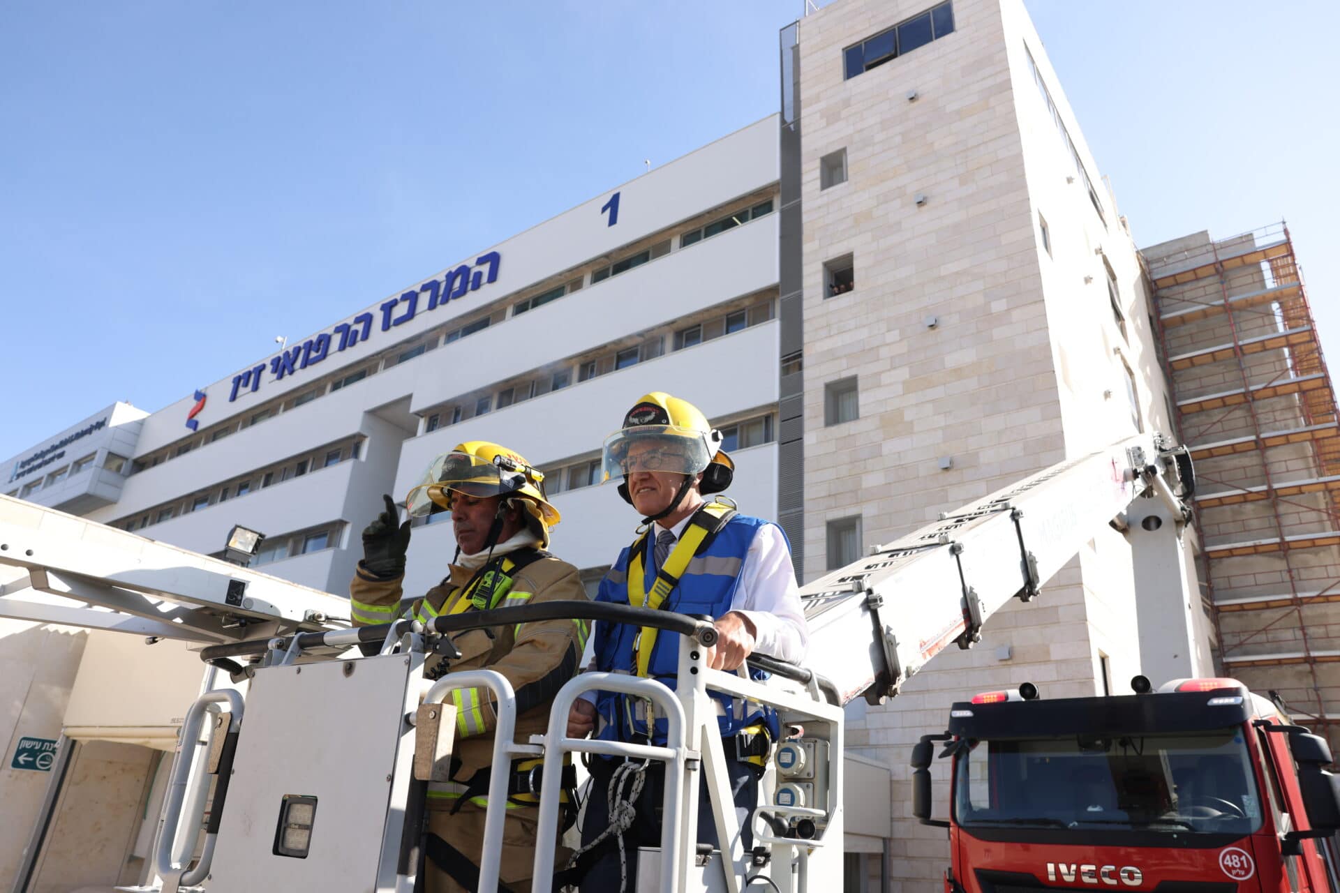 Prof. Salman Zarka during an emergency drill at Ziv Medical Center, December 11, 2022. Photo by David CohenFlash90