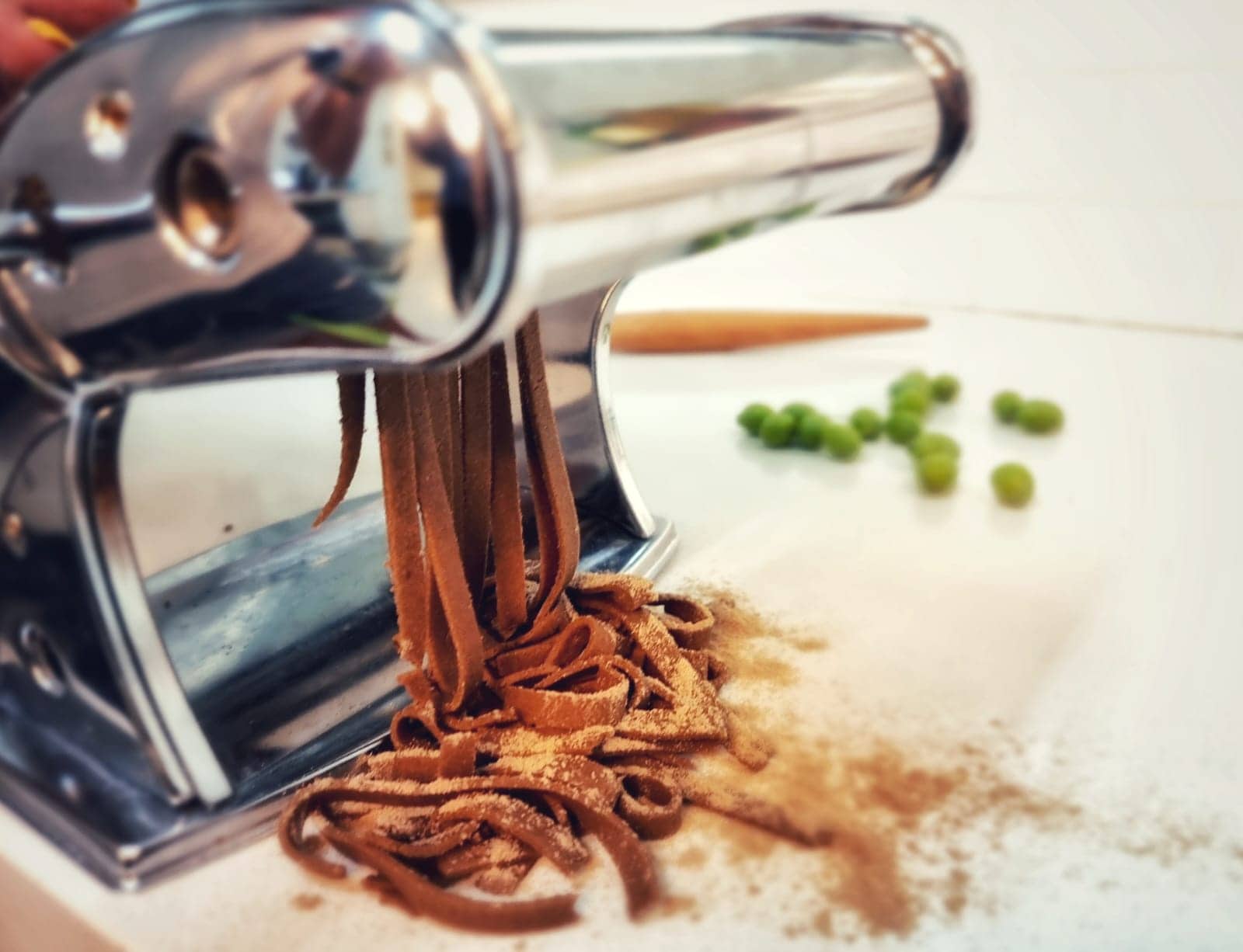 Pasta can be made with 50% olive flour. Photo courtesy of PhenOlive