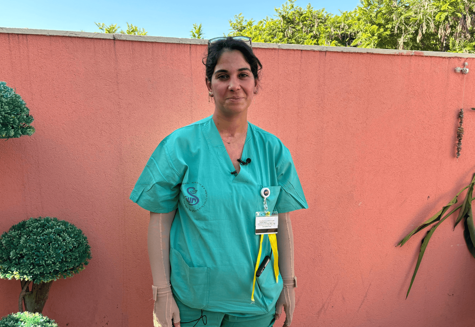 Ellay Golan shares the gripping tale of how her 18-month-old daughter became the driving force behind their family's escape from terror in Kfar Aza. Photo by Natalie Selvin/ISRAEL21c