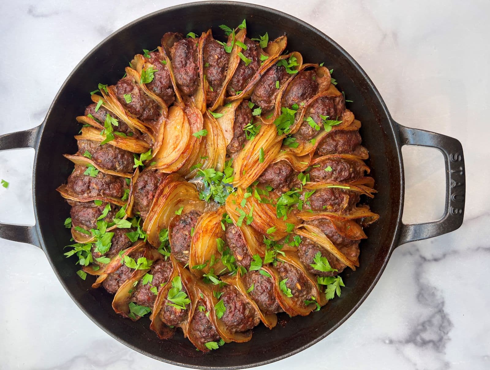 Ruhama Shitrit’s kebab casserole. Photo by Ruhama Shitrit