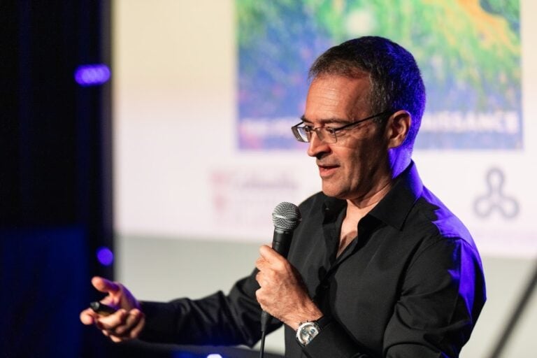 Open University lecturer Amit Avron has given more than 1,300 popular lectures on music, emotions and the brain. Photo courtesy of Amit Avron