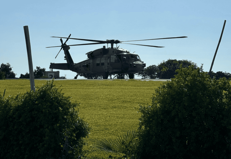 Sheba has a helicopter landing pad to bring in wounded soldiers from the field. Photo by Natalie Selvin/ISRAEL21c