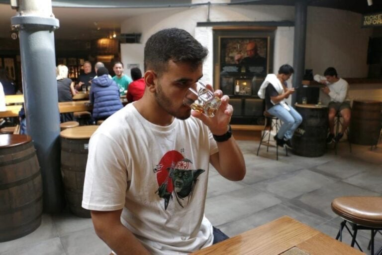 Tomer Nagar with a glass of beer. Photo courtesy of the Nagar family 