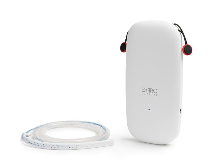 Exero Medical’s device under development for monitoring patients after gastrointestinal surgery. Photo courtesy of Exero Medical   
