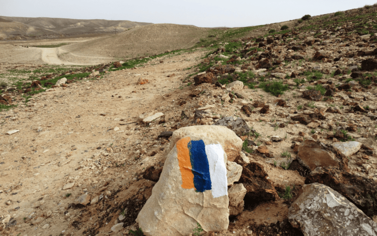 Yawning expanses of scrub and sand offer a solitary backdrop for a good hike. Photo by Dov Greenblat/SPNI