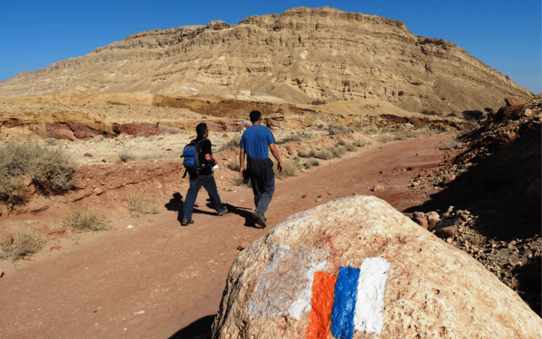 The view from the base of the Small Crater. Photo by Dov Greenblat/SPNI