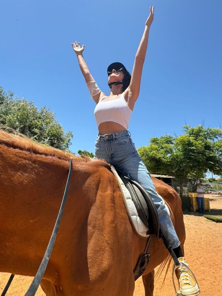 “Riding here is like dancing with a partner.” Photo courtesy of Transcending Trauma