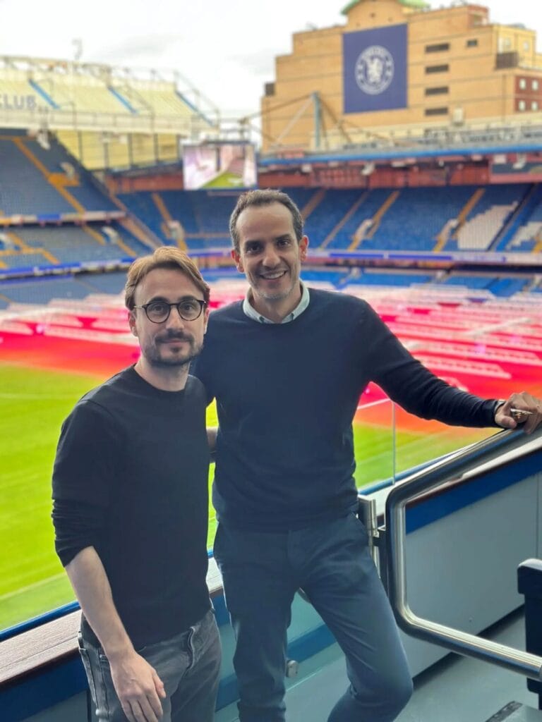 Ubeya cofounders Yuval Weinbaum, left, and Omri Dekalo. Photo by Nachum Hai/Ubeya