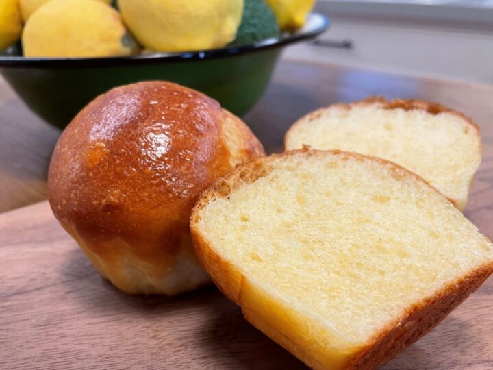 This brioche was made with Gavan’s plant-based Fatrix instead of butter. Photo by Nimrod Saunders