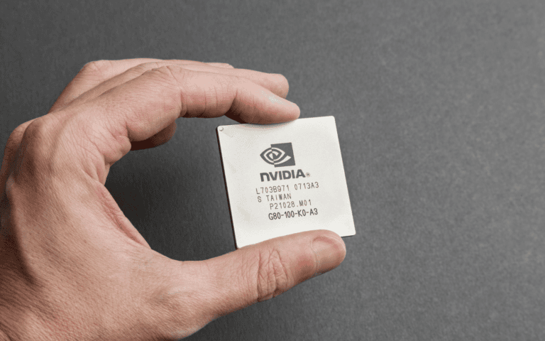 A graphics processing unit produced by Nvidia. Photo by Stas Knop/Pexels