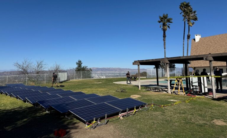 Solar panels installed by SmartAID in Southern California. Photo courtesy of SmartAID