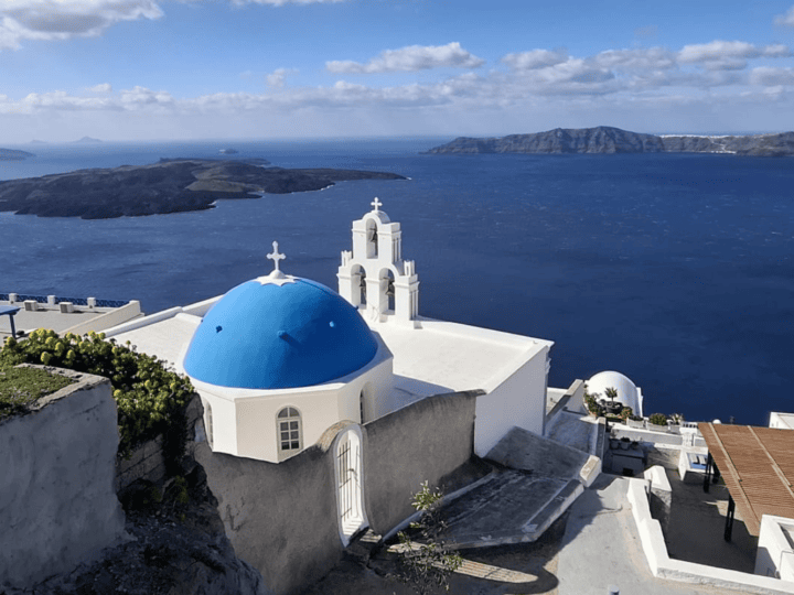 Recent earthquakes in Santorini offered Prof. Beverly Goodman Tchernov an incredible chance to experience ancient history. Photo courtesy of Beverly Goodman Tchernov