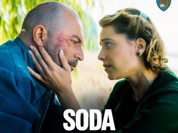 Lior Raz and Rotem Sela appear on the poster for “Soda.” Photo courtesy of United King Films/ComeBack Films