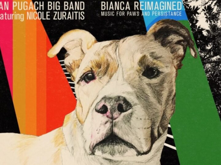 The cover of Dan Pugach’s Grammy-winning album “Bianca Reimagined: Music for Paws and Persistence.” Photo courtesy Outside in Music/Dan Pugach
