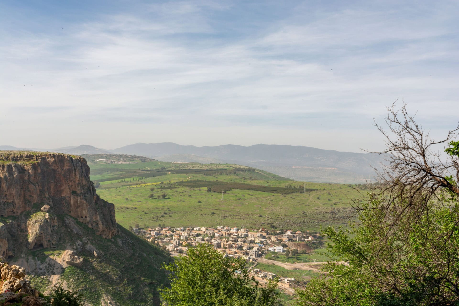 The view from the Arbel hilltop. Photo by Mila Aviv/Flash90
