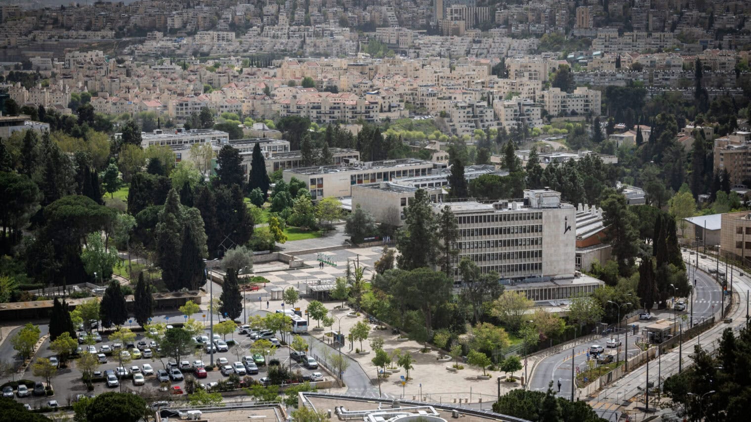 A view of the Hebrew University of Jerusalem in Givat Ram, Jerusalem, on April 7, 2025. Photo by Oren Ben Hakoon/Flash90